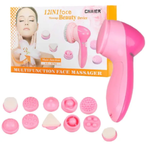 12 in 1 Multifunction Facial Cleansing Face Body Massager Kit Face Cleanser Blackhead Pore Removing Beauty Tool CNAIER AE-8781